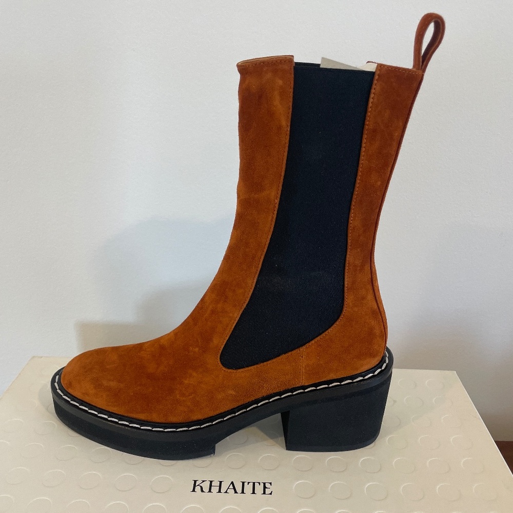 Khaite Calgary Suede Chelsea Boots